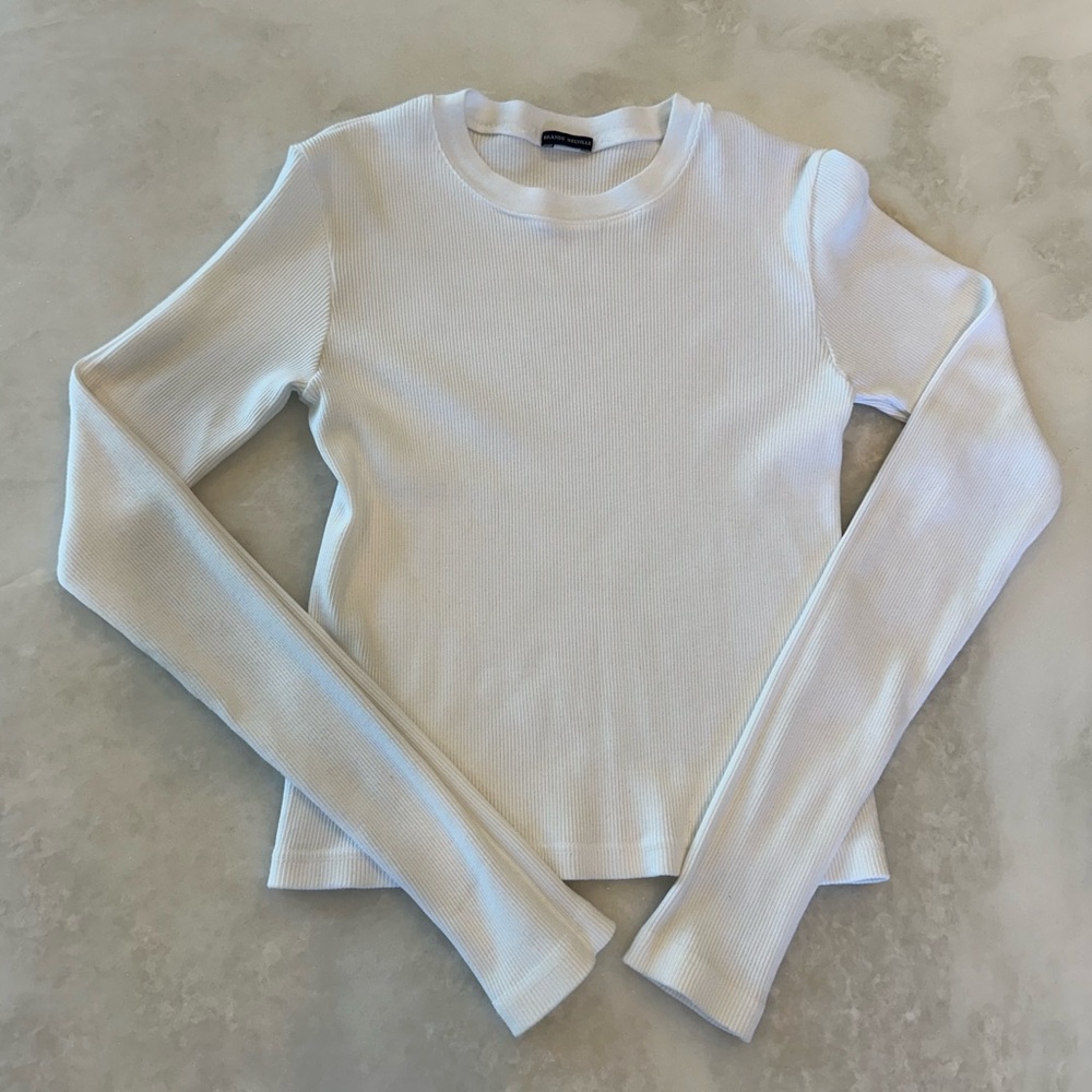 Brandy Melville White Long Sleeve